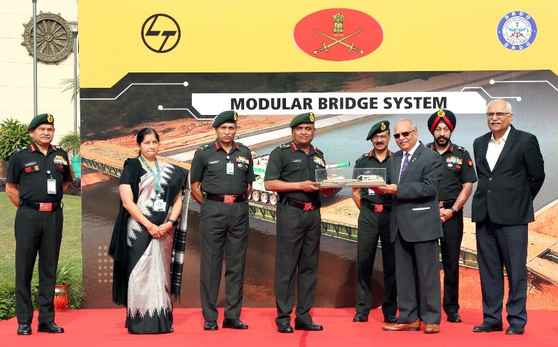 Indian Army strengthens bridging capability with induction of 46-meter Modular Bridge