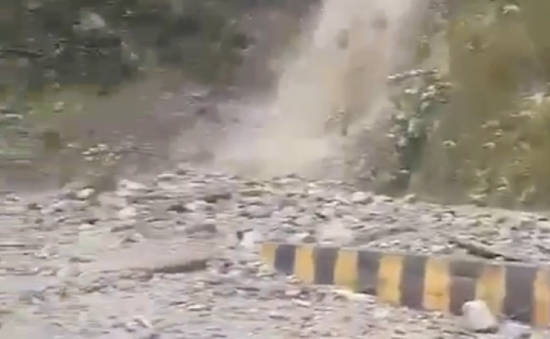 Massive landslide hits Arunachal Pradesh, a large section of Highway-33 washed away