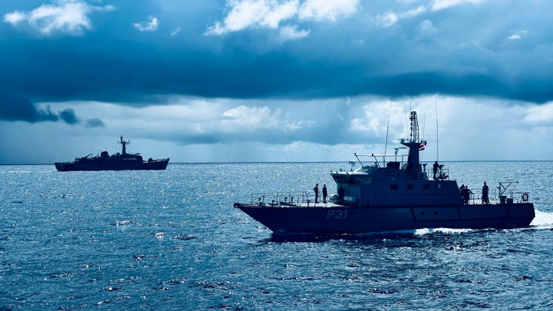 INS Tir participates in Exercise Cutlass Express in Seychelles