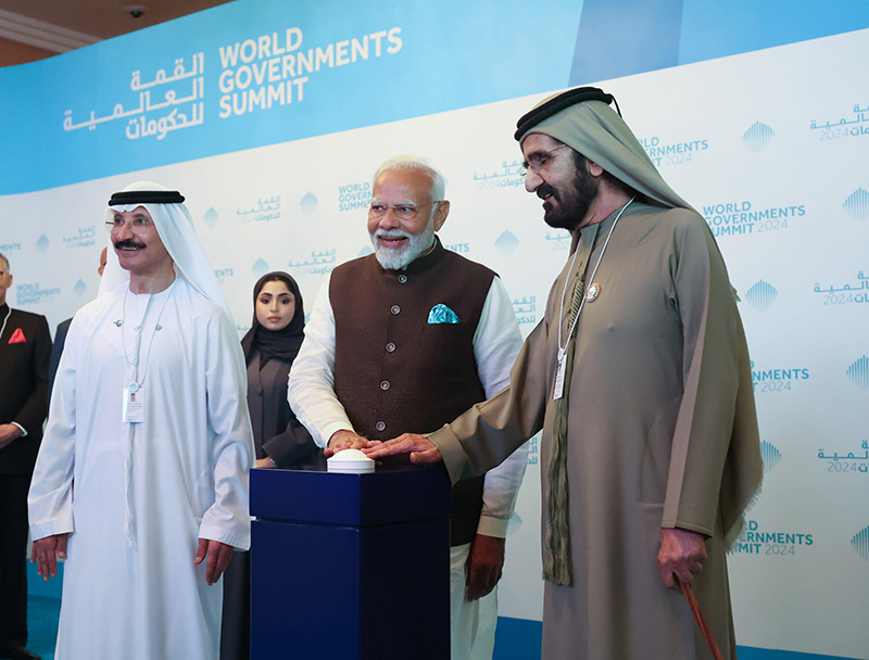 Narendra Modi, Sheikh Mohamed bin Rashid Al Maktoum attend virtual foundation stone laying ceremony of Bharat Mart in Dubai