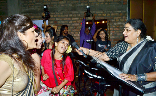 Usha attends FLO event