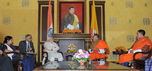 Modi calls on Jigme Kesar Namgyel Wangchuck