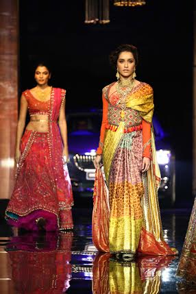 Shraddha Kapoor walks for JJ Valaya at IBFW