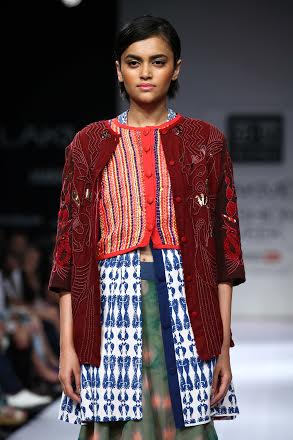 Designer Karishma Shahani showcases collection at LFW