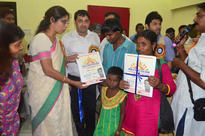 NGO launches Durga Puja guide in braille for blinds