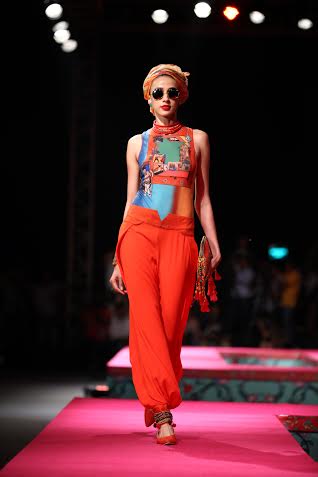 Models walk for Tarun Tahiliani 