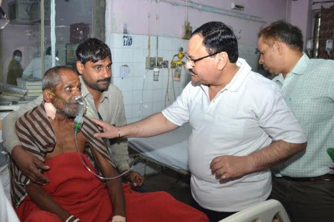 J P Nadda inaugurates health pavilion at trade fair