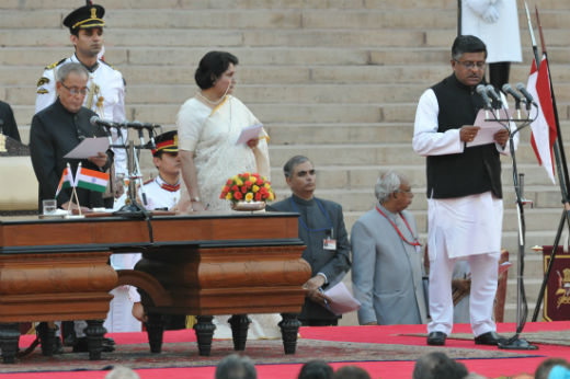 Narendra Modi takes oath as India's PM