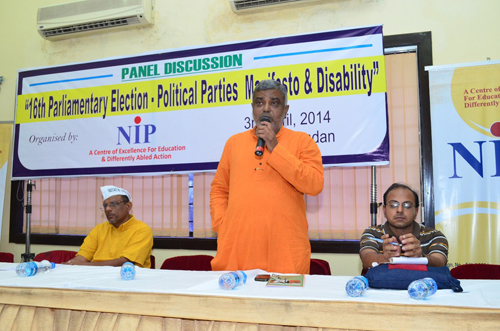 NGO hosts discussion on disabled voters