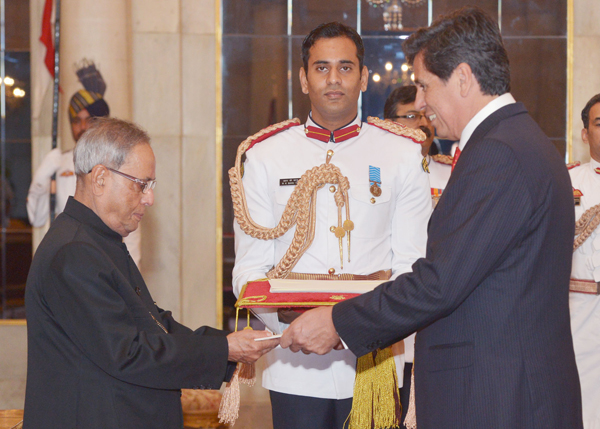 Pranab Mukherjee, at Rashtrapati Bhavan
