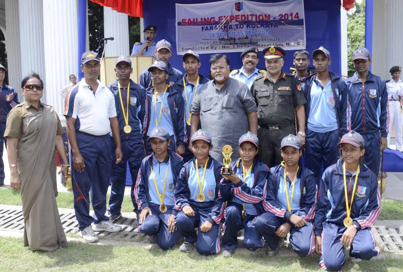 NCC Sailing Expedition from Farakka to Howrah ends