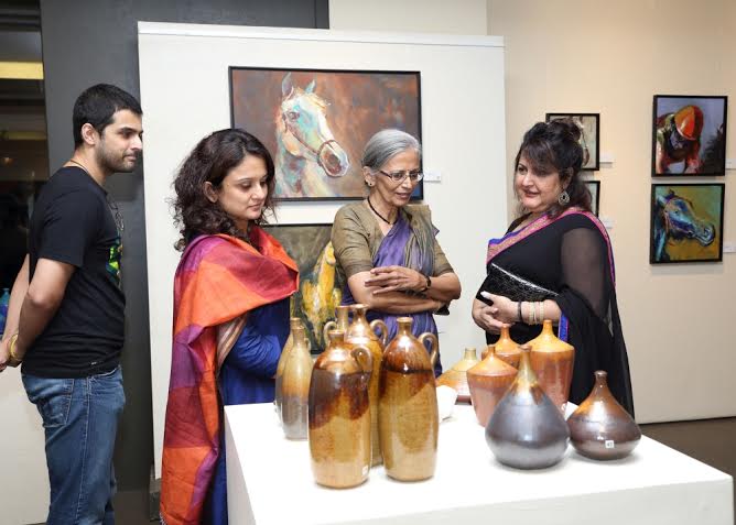 Raell Padamsee inaugurates Stillness in Motion  exhibition