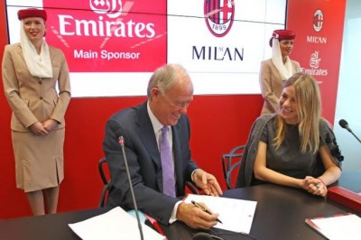 Emirates, AC Milan score new sponsorship deal