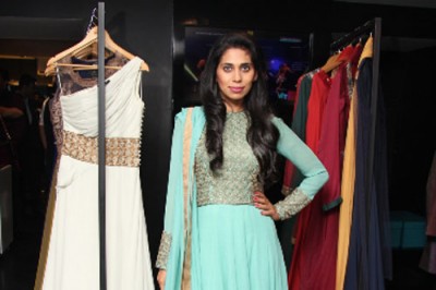 Bhopal film actress Fagun Thakrer spotted at fashion launch