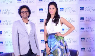 Nargis Fakhri launches the Art of Oiling