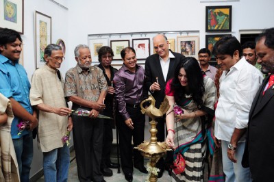 Agnimitra Paul launches "Art Utsav 2014" in Kolkata