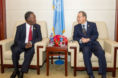 Ban pays tribute to late Zambian President Michael Chilufya Sata