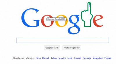 Google doodle celebrates LS polls counting day