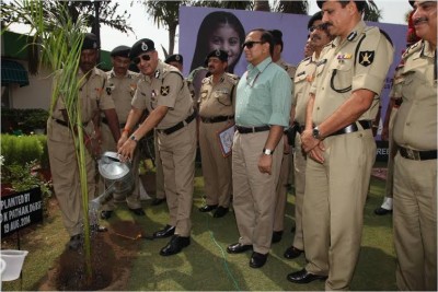 BSF men set Limca Book of Records in tree planting