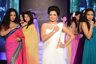 Actress Subhasree unveils Titan Raga's new collection