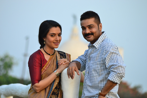 Prosenjit, Arpita shoot for 'Force'