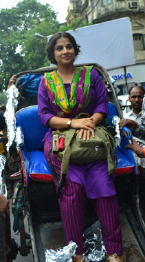 Vidya Balan promotes Bobby Jasoos in Kolkata