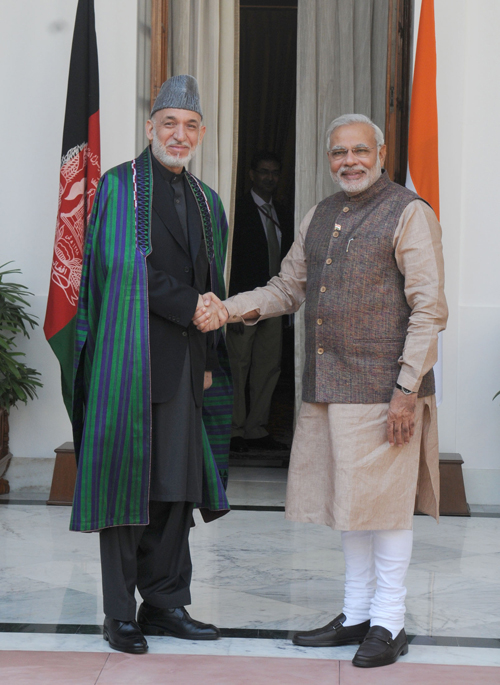 Shri Narendra Modi with the Prime Minister of Pakistan