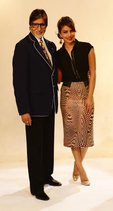 KBC hosts Priyanka Chopra in a special episode