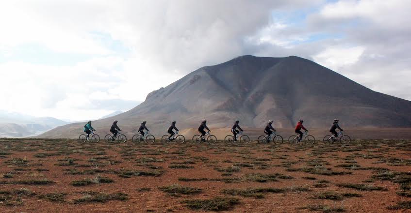 IAF all women cycle expedition team flagged in today 