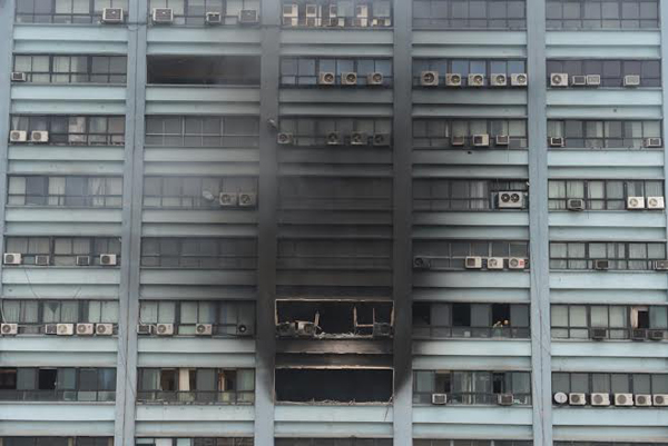 Fire in Kolkata's Chatterjee International