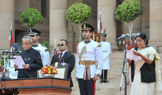 Narendra Modi takes oath as India's PM