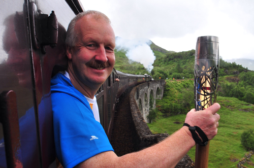 Queen's Baton continues its journey in Scottish Highlands