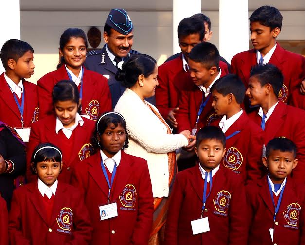 Arup Raha meets national Bravery awardees in Delhi