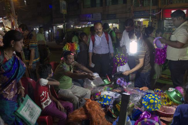 Holi celebration in Kolkata