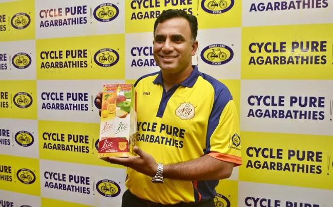 Cycle Pure Agarbathies MD Ranga addresses press in Kolkata