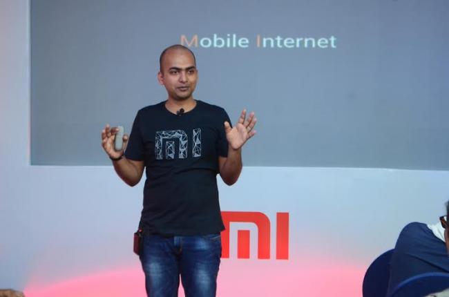 Xiaomi India Head Manu Jain interacts with media in Kolkata