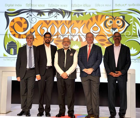 PM Modi visits Google, Facebook HQs