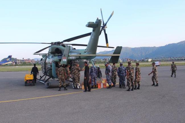 India Army conducts Op Maitri