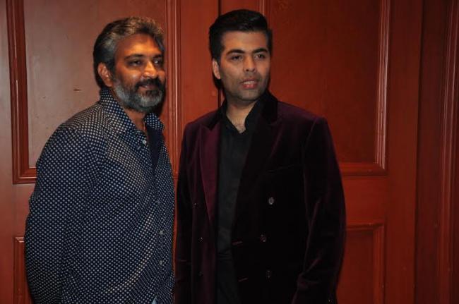 Karan Johar, SS Rajamouli lunch song from Baahubali
