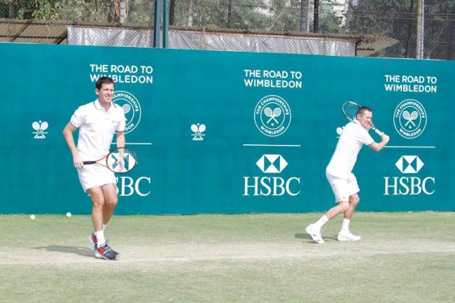 Junior Indian Tennis players impress Tim