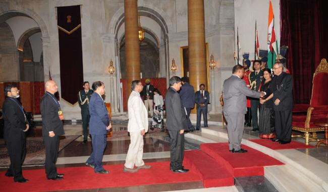 Prez meets delegates to the Sixth Annual Heads of Mission Conference