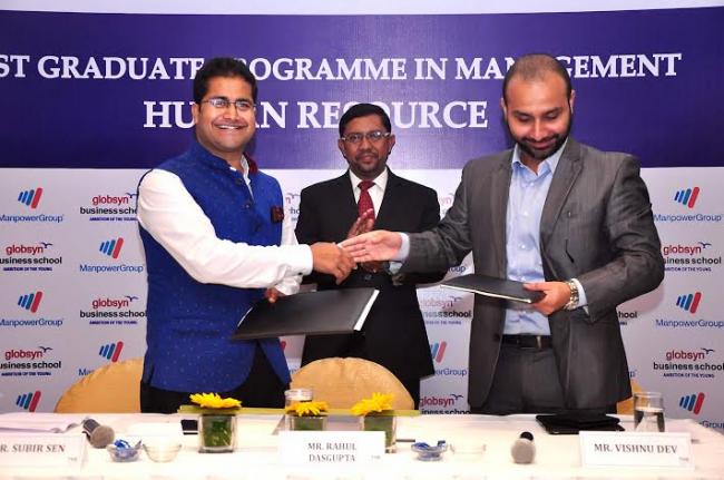 Globsyn Business School ties up with Global HR Leader ManpowerGroup for 2-year PG Programme