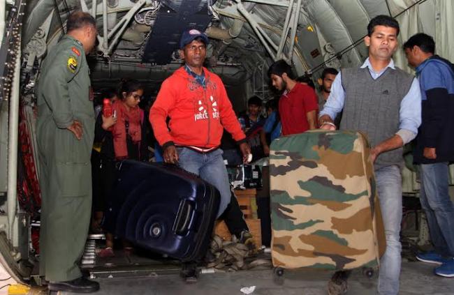 IAF airlifts stranded people from flodd-hit Tamil Nadu