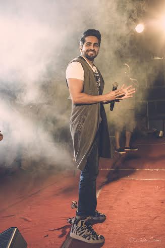 Ayushmann Khurrana performs at UMANG fest 