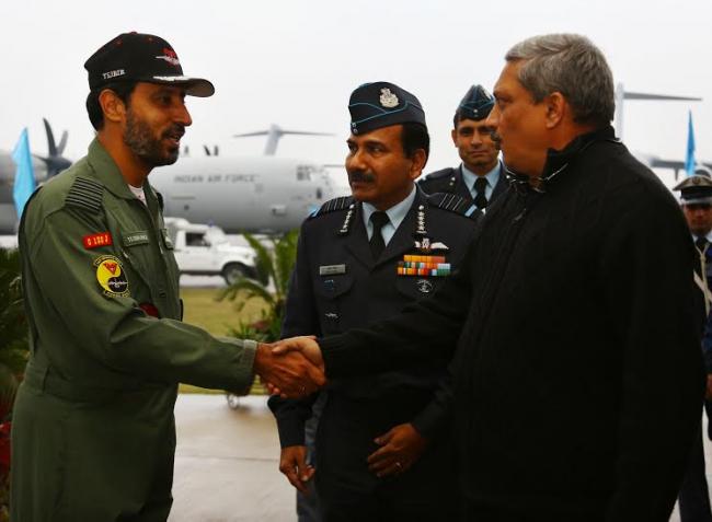 Parrikar visits Air Force Station Hindan
