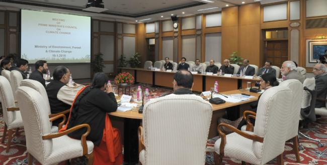 PM chairs meeting of the Council on climate change 