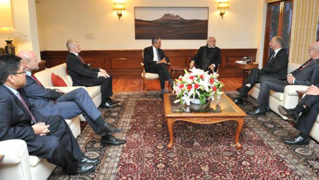 Global CEOs meet PM Modi