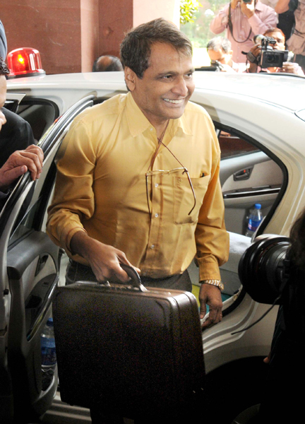 Suresh Prabhu presents Railway Budget