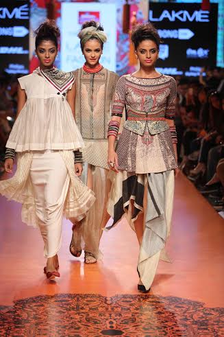 LFW: Tarun Tahiliani's vibrant, iconic collection inspired by The Singh Twins' paintings