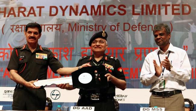 Akash Weapon System dedicated to Indian Army